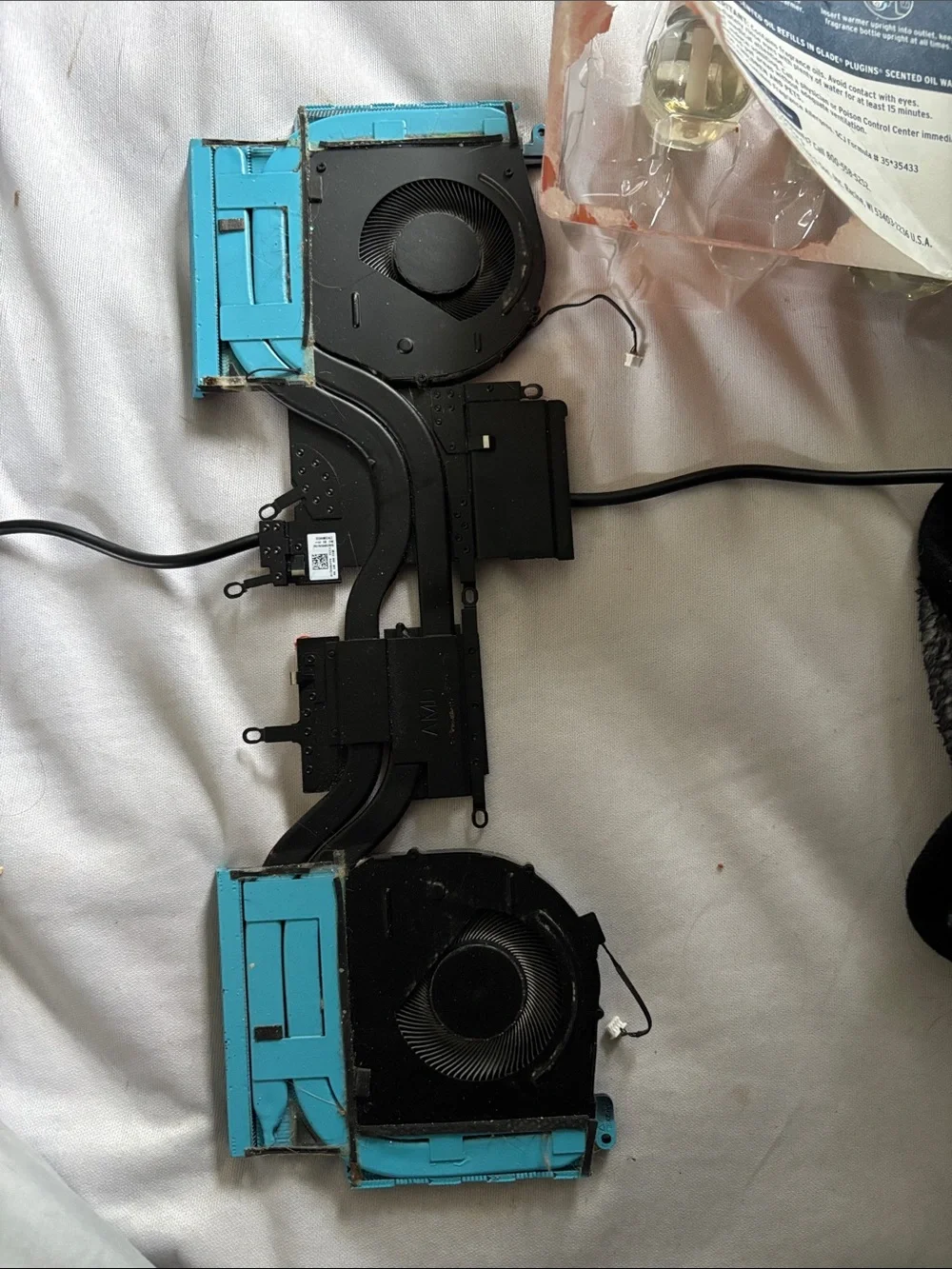 Replacement VR/AR Cooling Fans and Heatsink Assembly - Blue/Black